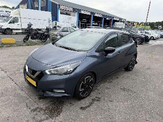 krockskadad bil auto Nissan Micra 1.0 IG-T 68KW N-Design Clima Navi Led 5-Drs NAP 2023/1