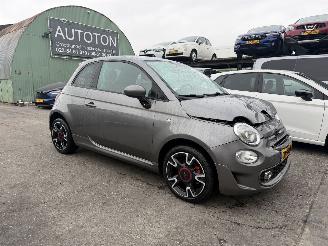 Schadeauto Fiat 500 0.9 77KW Turbo Twinair Sport Clima Navi Led NAP 2018/9