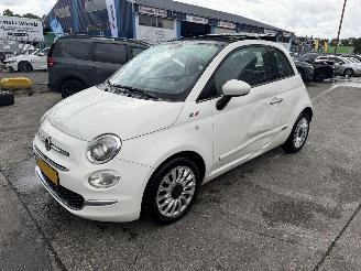 skadebil auto Fiat 500 0.9 Twinair 59KW Pano Turbo Lounge Led NAP 2016/9