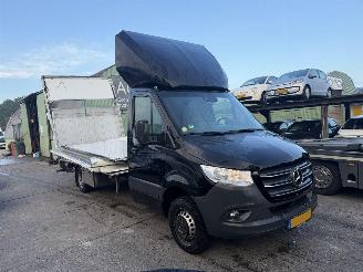 skadebil bedrijf Mercedes Sprinter 315 CDI Autom. 110KW RWD L3 Dubbellucht Clima Navi Chassis cabine 2024/3