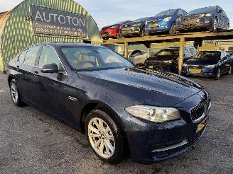 damaged passenger cars BMW 5-serie 520i 135KW Clima Navi Hud Led Xenon High Executive NAP 2015/9