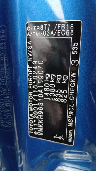 Toyota Yaris Yaris II (P9) Hatchback 1.33 16V Dual VVT-I (1NRFE) [74kW]  (11-2008/1=
2-2011) picture 10