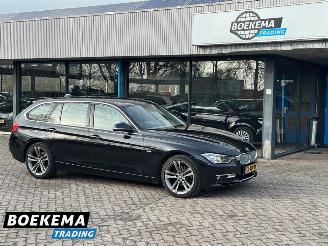 krockskadad bil auto BMW 3-serie 316i High Executive Navigatie Cruise PDC Automaat 2014/2