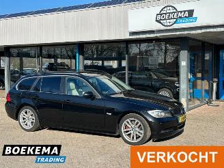 skadebil auto BMW 3-serie 325xi 218PK High Exe 4X4 Leer Automaat Open-Dak Keylss Navigatie 2006/2