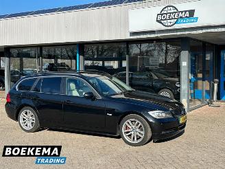 Schadeauto BMW 3-serie 325xi 218PK High Exe 4X4 Leer Automaat Open-Dak Keylss Navigatie 2006/2