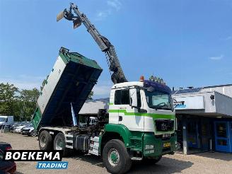 Unfall Kfz LKW MAN TGS 32.400 6X6 Hiab 166Pro Remote Kipper Widespread Euro5 2009/1