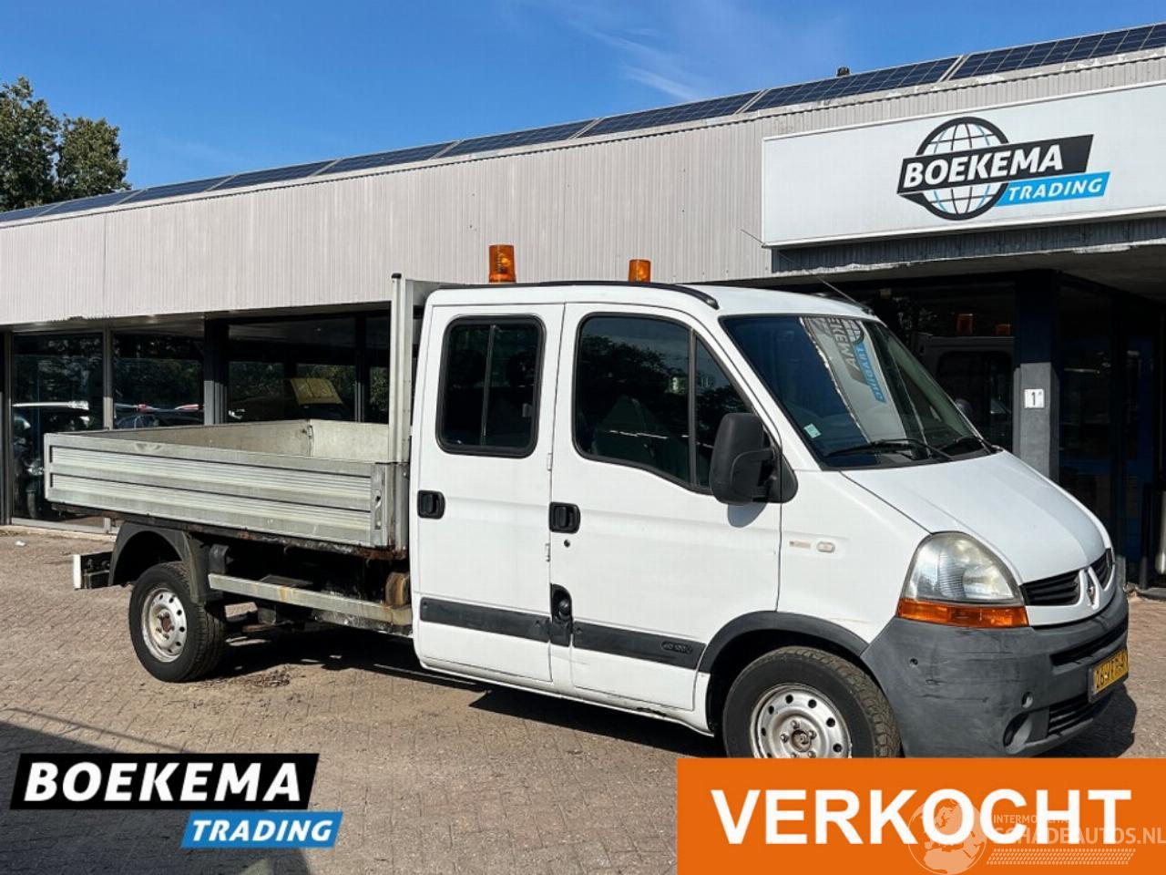 Renault Master T35 2.5 DCI DC 7-Persoons Open-Laadbak