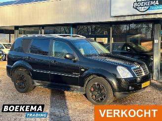 dañado vehículos comerciales Ssang yong Rexton SSangYong RX 270 XVT Automaat Leer Memory Cruise Clima Sapphire 2011/6