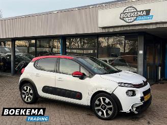 krockskadad bil auto Citroën C3 1.2 S&S Origins Glazen dak Navi Stoelverw. Climate Cruise PDC 2019/11