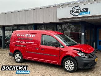 danneggiata veicoli commerciali Volkswagen Caddy maxi 1.6 TDI L2 Airco Cruise trekhaak 2017/2