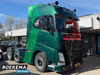skadebil vrachtwagen Volvo FH 540 6X2 Hydroliek Alcoa Leer Euro6 2018/12