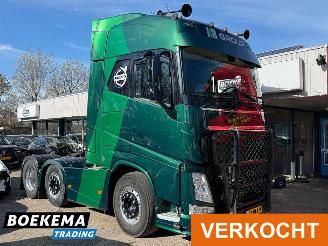 krockskadad bil vrachtwagen Volvo FH 540 6X2 Hydroliek Alcoa Leer Euro6 2018/12