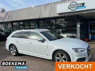 krockskadad bil auto Audi A4 Avant 1.4 TFSI Design Sport Navigatie Cruise Trekhaak PDC 2018/5
