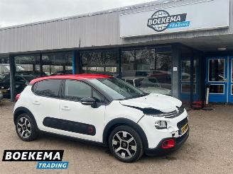 Voiture accidenté Citroën C3 1.2 PureTech S&S Shine Automaat Navigatie Cruise Climate 2018/12