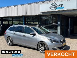 Schadeauto Peugeot 308 SW 2.0 BlueHDI Allure Automaat Navigatie Panorama 2014/11