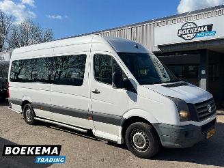 krockskadad bil bedrijf Volkswagen Crafter 35 2.0 TDI L3-H2 Rolstoelbus 9-Persoons Airco Cruise Geveerde-Stoel 2013/6