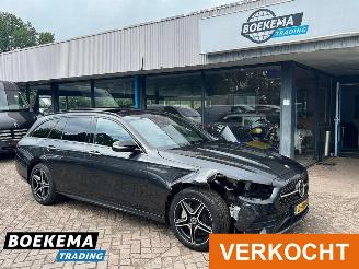 Vaurioauto  passenger cars Mercedes E-klasse 300e Business Sol AMG Panorama Burmester Memory 2021/8