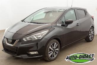 krockskadad bil auto Nissan Micra 0.9 N-Design Clima Navi Camera 2018/12