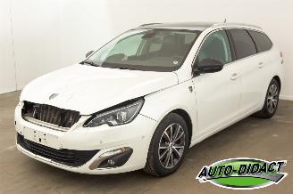damaged passenger cars Peugeot 308 1.6 HDI Pano Clima Navi 2015/10