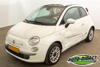Damaged car Fiat 500 Cabrio 1.2 Automaat Airco Lounge 2010/8