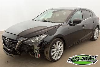 krockskadad bil auto Mazda 3 2.0 Clima Navi Leder 94.193 km 2015/6
