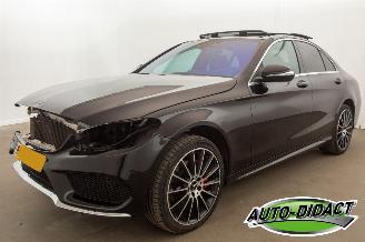 skadebil auto Mercedes C-klasse 200 Automaat Pano Navi Clima Leder Edition 1 2015/6