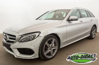 damaged passenger cars Mercedes C-klasse C180d Automaat Clima Navi Leder 2018/4