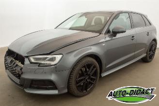 skadebil auto Audi A3 1.0 TFSI Automaat 82.189 km Clima Navi Leder 2019/2