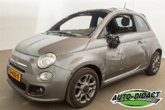 Auto incidentate Fiat 500C 1.2 Lounge Pano Airco 2013/12