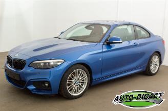 krockskadad bil auto BMW 2-serie 218d Automaat Leder Navi Schuifdak 2019/7
