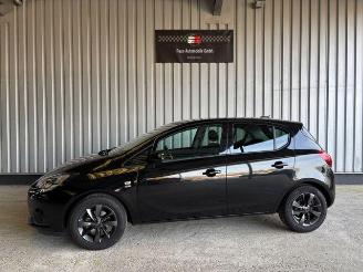 krockskadad bil bedrijf Opel Corsa E 120 Jahre Xenon / SHZ 2019/2