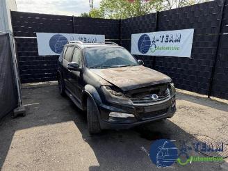 Coche siniestrado Ssang yong Rexton Rexton W, SUV, 2012 / 2017 2.2 RX 220 E-XDI 16V 4WD 2017/11