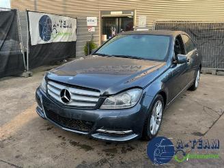 Vrakbiler auto Mercedes C-klasse C (W204), Sedan, 2007 / 2014 1.6 C-180 16V BlueEfficiency 2012/6
