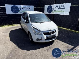 krockskadad bil auto Opel Agila Agila (B), MPV, 2008 / 2014 1.0 12V 2010/1