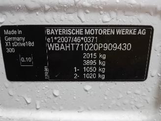 BMW X1 X1 (F48) SUV sDrive 18d 2.0 16V (B47-C20A(Euro 6)) [110kW]  (07-2015/0=
6-2022) picture 6