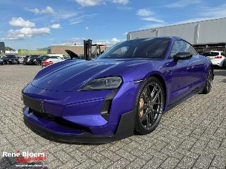 skadebil auto Porsche Taycan Turbo GT Weissach pakket 1108pk Keramische remmen 2024/11