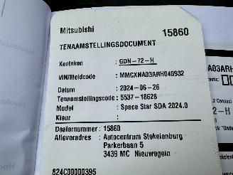 Mitsubishi Space-star 1.2i 71pk Connect+ 5drs - nap - airco - elektr pakket - touchscreen - dab - bleutooth - 8 jaar garantie picture 25