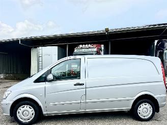 skadebil bedrijf Mercedes Vito 110 2.2 CDI 95pk 6-bak 320 Functional - nap - airco - 3 pers - leer - elektr pakket - facelift model 2011/12