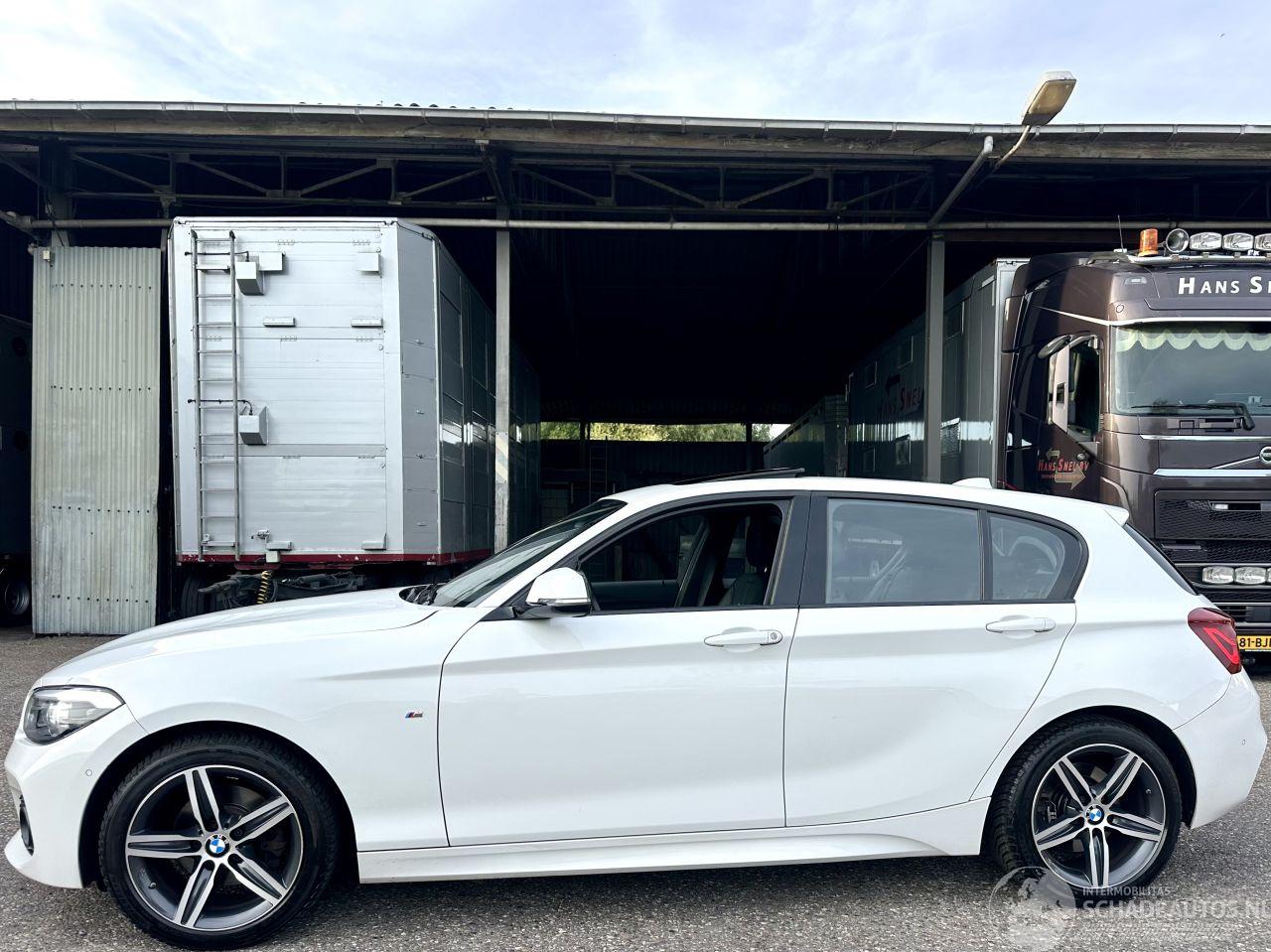 BMW 1-serie 120i 184pk aut M-Sport Shadow Ed - nap - schuifdak - leer - zwarte hemel - camera - pdc v+a