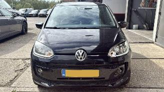 krockskadad bil auto Volkswagen Up! 1.0 60pk High Up! BlueM 5drs - nap - pano  - leer - stoelverw - airco - cruise - pdc - privacy glass 2015/1