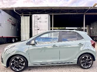 Vaurioauto  passenger cars Kia Picanto 1.0 DPI 63pk GT-Line 5drs - nap - schuifdak - 1e eig - leer - nav - cam - keyless - line + side assist - stuurverw 2024/10