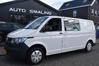 krockskadad bil bedrijf Volkswagen Transporter 2.0 Dubbel Cabine L2H1 30 110Pk *Airco/Leder/Standkachel 2021/4