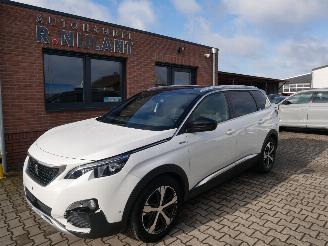 krockskadad bil auto Peugeot 5008 ALLURE GT-LINE PANORAMADAK HALF LEER 7 PERSOONS CAM. 2020/7