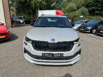 Schadeauto Skoda Kodiaq 4x4 WD 190pk Sportline 2.0 Pano led kuipstoelen Leder 2022/2