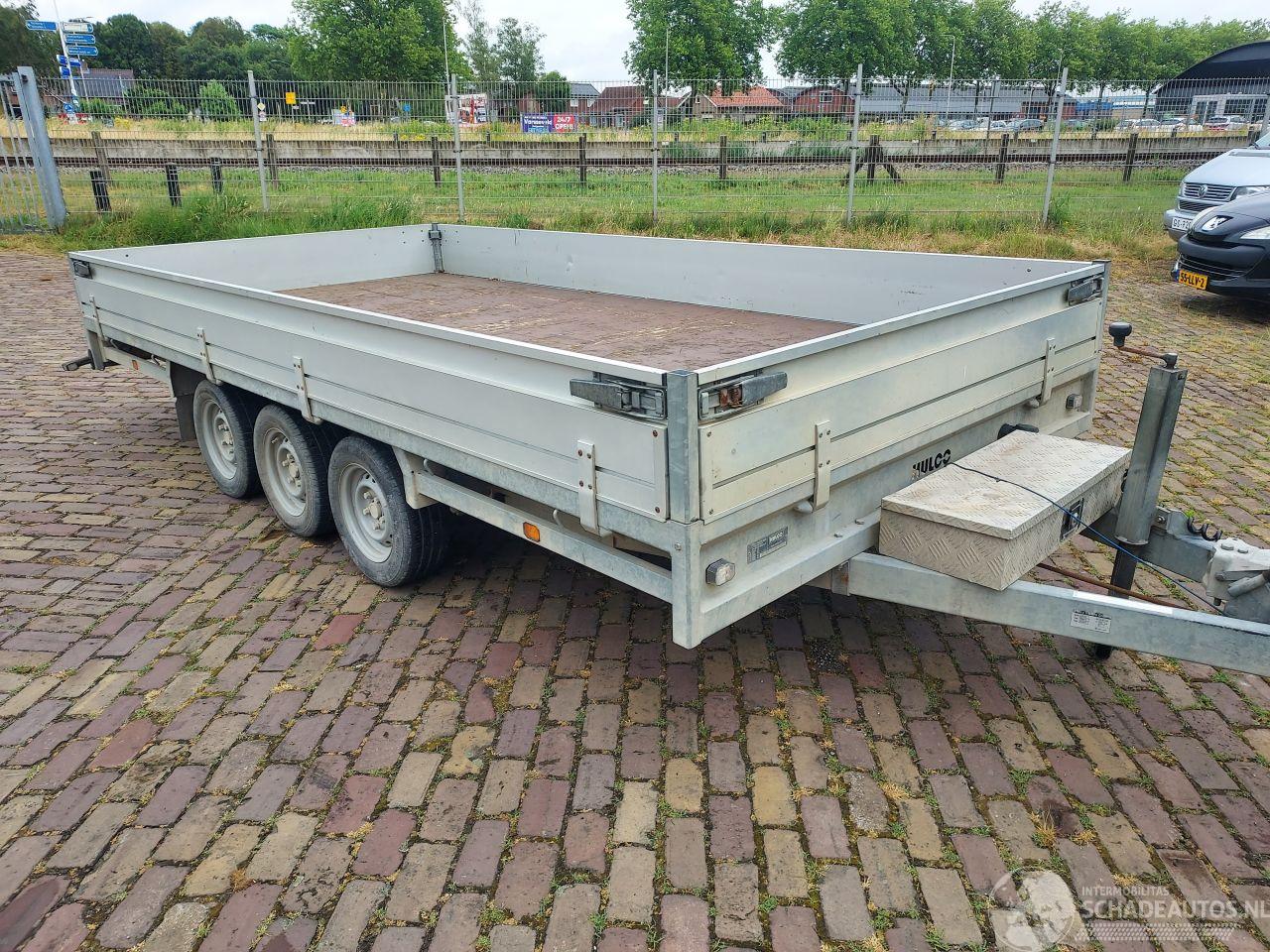 Hulco  Medax 3 assige aanhanger 3500 kilo