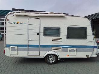 skadebil caravan Hobby  400  Mover+ Luifel+Fietsendrager 2002/7