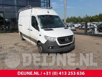 rozbiórka samochody osobowe Mercedes Sprinter Sprinter 3,5t (907.6/910.6), Van, 2018 314 CDI 2.1 D RWD 2020/9