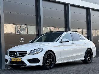 bruktbiler auto Mercedes C-klasse 220 CDI AMG Pano Camera Leer EURO-6 2015/2