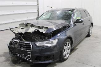 damaged Audi A6 