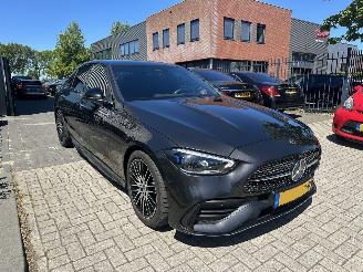 Voiture accidenté Mercedes C-klasse C220d AMG/RADAR/LEDER/360CAM/BOMVOL SCHADEVRIJ! DAMAGED FREE! 2022/6